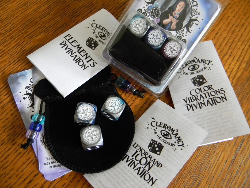 ELEMENT Air - Divination Dice and Instructions