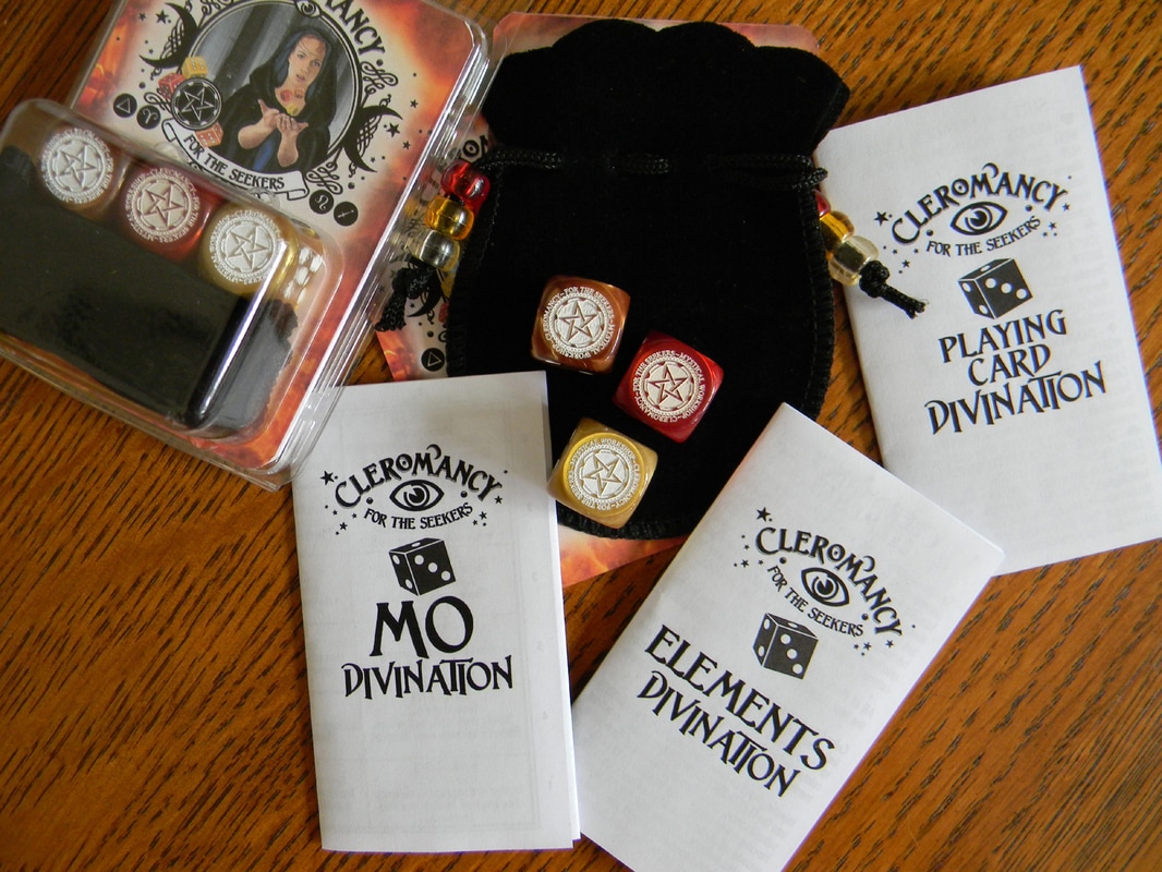 ELEMENT FIRE - Divination Dice with Instructions
